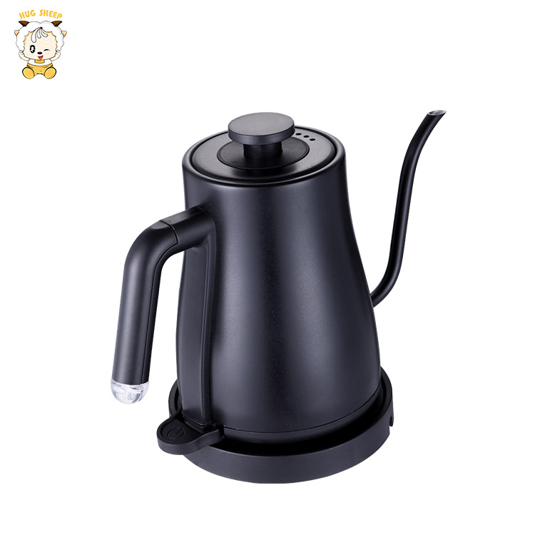1.0L 0L Negro Hervidor de Cuello de Cisne OEM | HS-10BK10-1 - OEM fabricante en China
