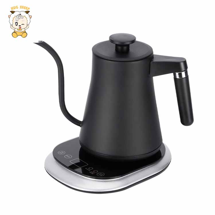 1.0L 0L Negro Hervidor de Cuello de Cisne OEM | HS-10BK22-2 - OEM fabricante en China