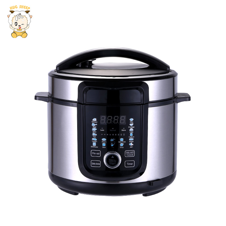 5L 6L Negro Olla a Presión Eléctrica OEM | HS-511BK/611BK - OEM fabricante en China