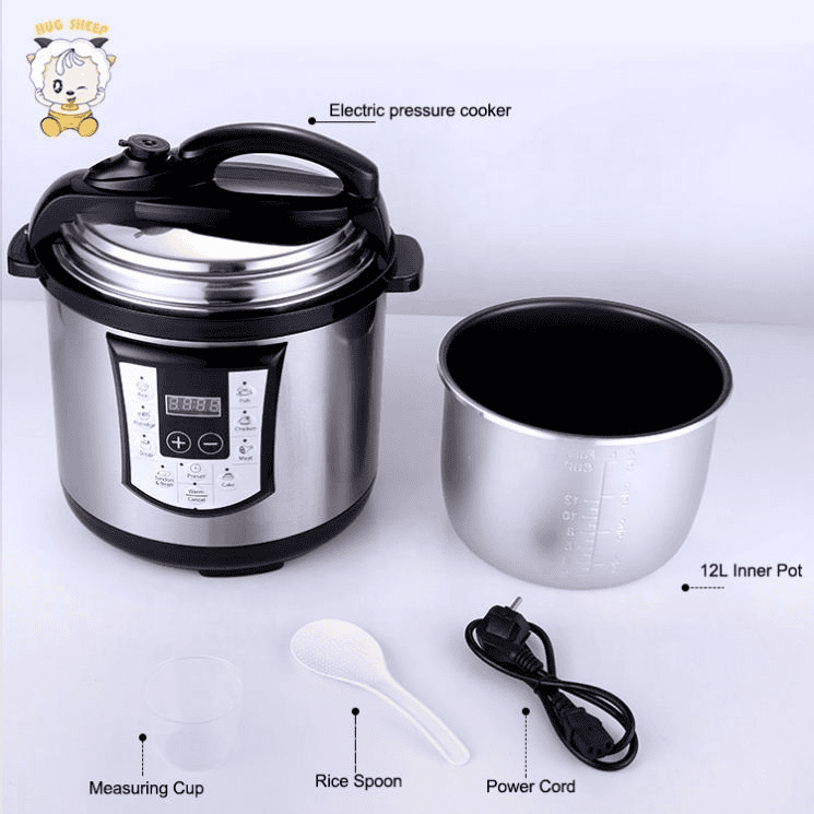 4L 12L Acero Olla a Presión Eléct | HS-A401/A501/A601/A801/A1001/A1201 - detalle del producto