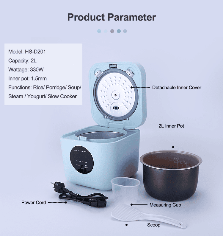 3L Básico Digital Mini Cocina Eléctrica OEM | HS-D201 - detalle del producto