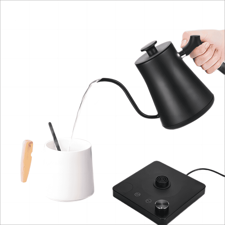 1.0L 0L Acero Hervidor de Cuello de Cisne OEM | HS-DK10 - detalle del producto